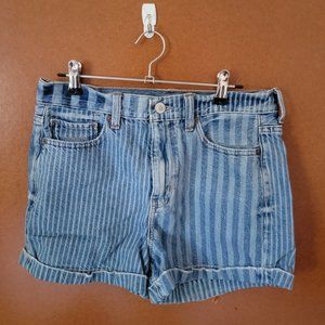 AE Striped Jean shorts